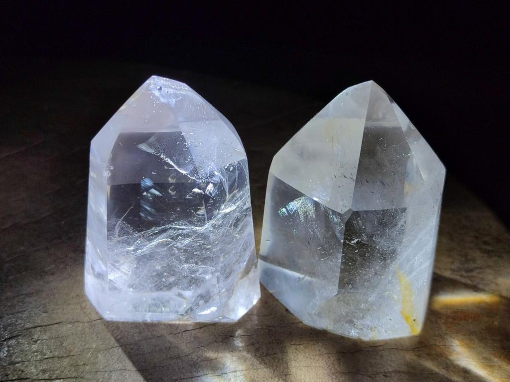 Polished Clear Quartz Display Crystals x 6 From Madagascar - Toprock Gemstones and Minerals 