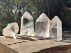 Polished Clear Quartz Display Crystals x 6 From Madagascar - Toprock Gemstones and Minerals 