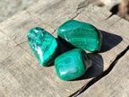 Polished Flower Banded Malachite Free Forms x 70 From Congo - Toprock Gemstones and Minerals 
