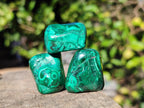 Polished Flower Banded Malachite Free Forms x 70 From Congo - Toprock Gemstones and Minerals 