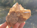 Natural Cascading White Phantom Smokey Luena Quartz Clusters x 3 From Luena, Congo - Toprock Gemstones and Minerals 