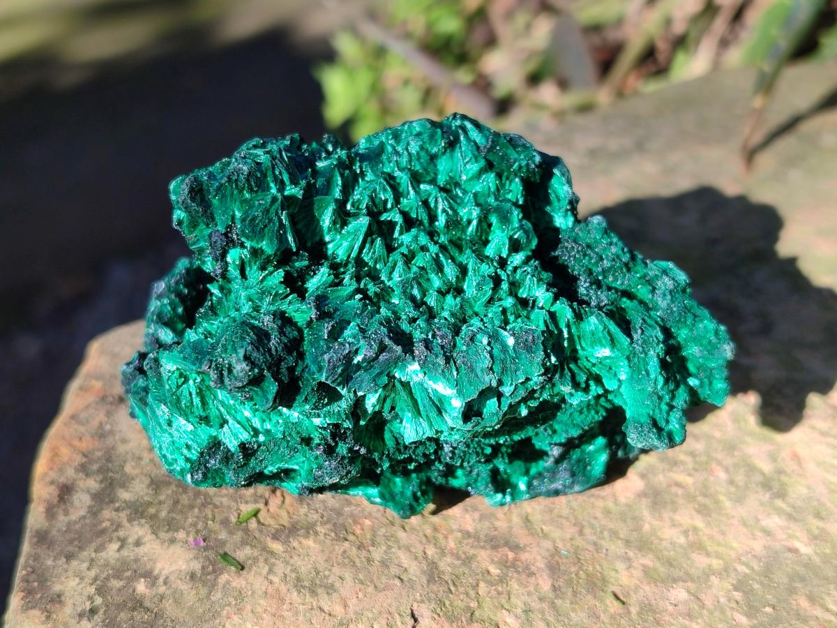 Natural Silky Malachite Specimens x 12 From Kasompe, Congo - Toprock Gemstones and Minerals 