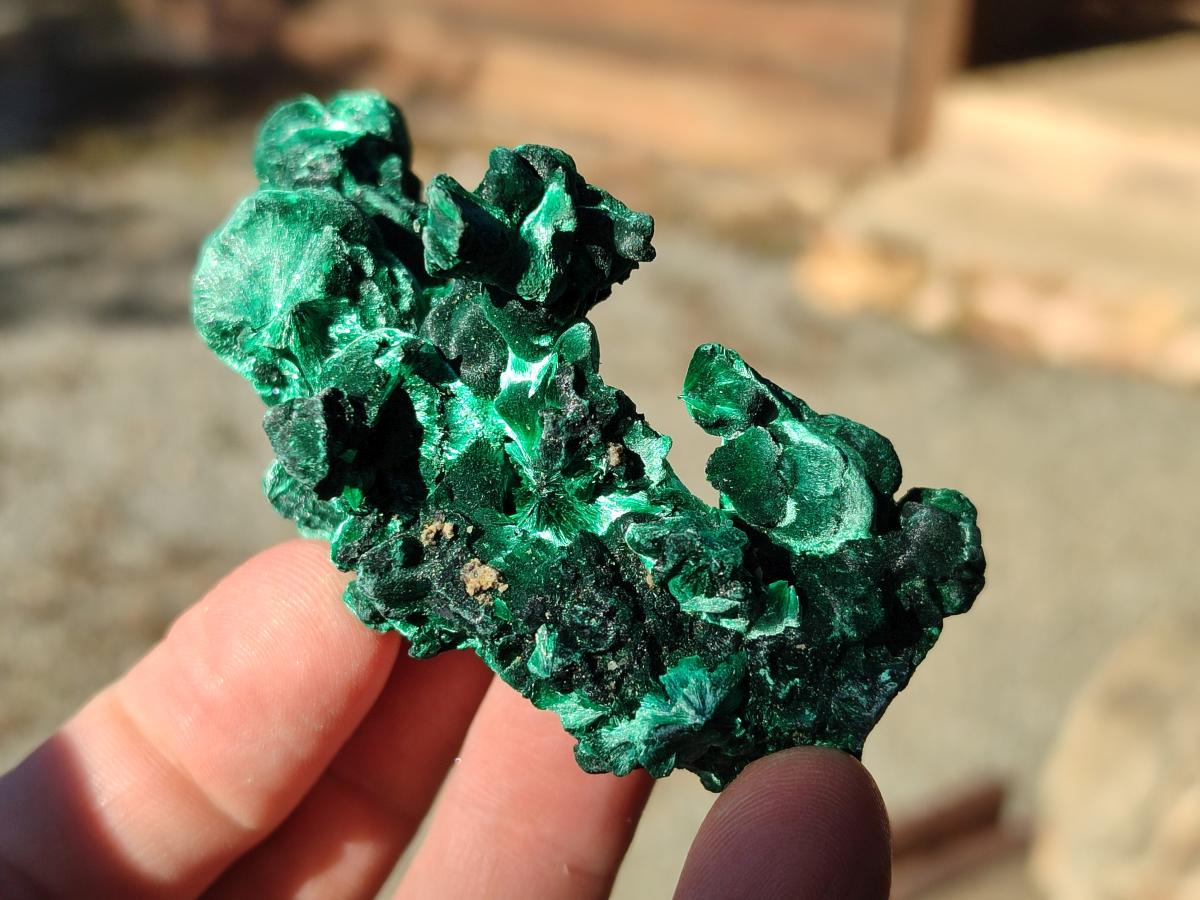 Natural Silky Malachite Specimens x 12 From Kasompe, Congo - Toprock Gemstones and Minerals 