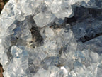 Natural XL Blue Celestite Geode Specimen x 1 From Sakoany, Madagascar - Toprock Gemstones and Minerals 