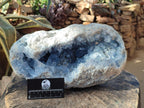 Natural XL Blue Celestite Geode Specimen x 1 From Sakoany, Madagascar - Toprock Gemstones and Minerals 