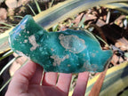 Polished On One Side Mtorolite Chrysoprase Plates x 6 From Mutorashanga, Zimbabwe - Toprock Gemstones and Minerals 