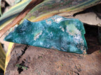 Polished On One Side Mtorolite Chrysoprase Plates x 6 From Mutorashanga, Zimbabwe - Toprock Gemstones and Minerals 