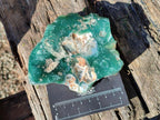 Polished On One Side Mtorolite Chrysoprase Plates x 6 From Mutorashanga, Zimbabwe - Toprock Gemstones and Minerals 