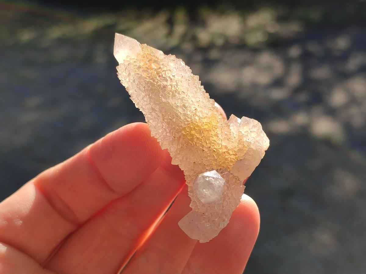 Natural Limonite Tinted Smokey Spirit Quartz Crystals and Clusters x 35 From Boekenhouthoek, South Africa - Toprock Gemstones and Minerals 