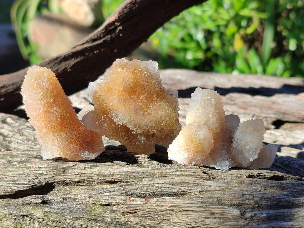 Natural Limonite Tinted Smokey Spirit Quartz Crystals and Clusters x 35 From Boekenhouthoek, South Africa - Toprock Gemstones and Minerals 