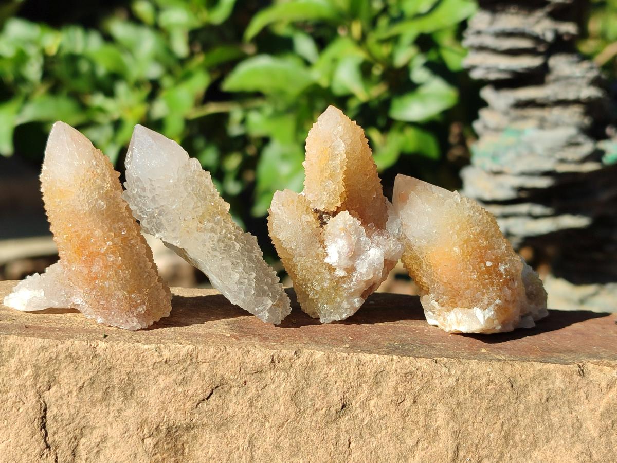 Natural Limonite Tinted Smokey Spirit Quartz Crystals and Clusters x 35 From Boekenhouthoek, South Africa - Toprock Gemstones and Minerals 