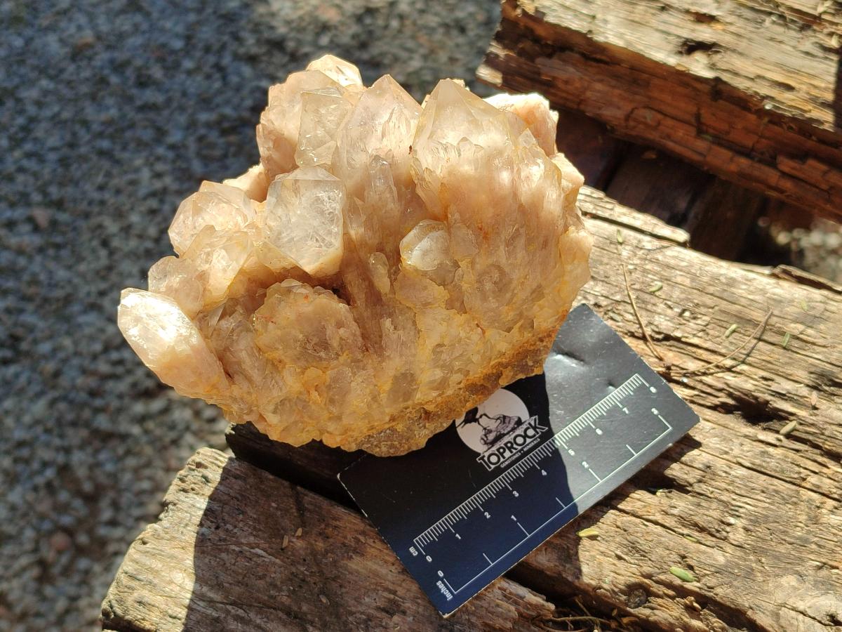Natural Cascading White Phantom Smokey Luena Quartz Clusters x 3 rom Luena, Congo - Toprock Gemstones and Minerals 