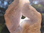 Polished On One Side Blue Lace Agate Geodes x 6 From Nsanje, Malawi - Toprock Gemstones and Minerals 