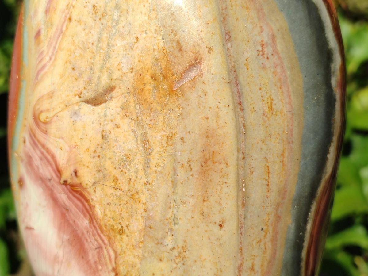 Polished Large Polychrome Jasper Standing Display Piece x 1 From NW Coast, Madagascar - Toprock Gemstones and Minerals 