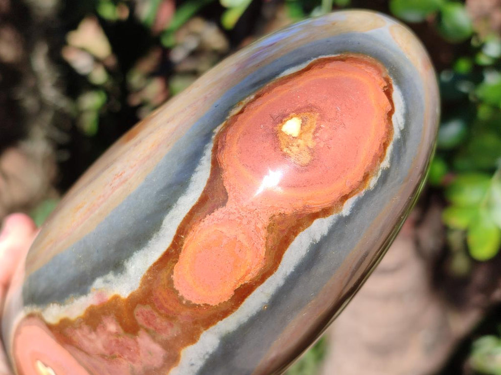 Polished Large Polychrome Jasper Standing Display Piece x 1 From NW Coast, Madagascar - Toprock Gemstones and Minerals 