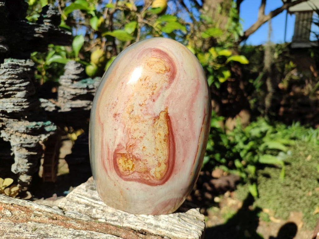Polished Large Polychrome Jasper Standing Display Piece x 1 From NW Coast, Madagascar - Toprock Gemstones and Minerals 