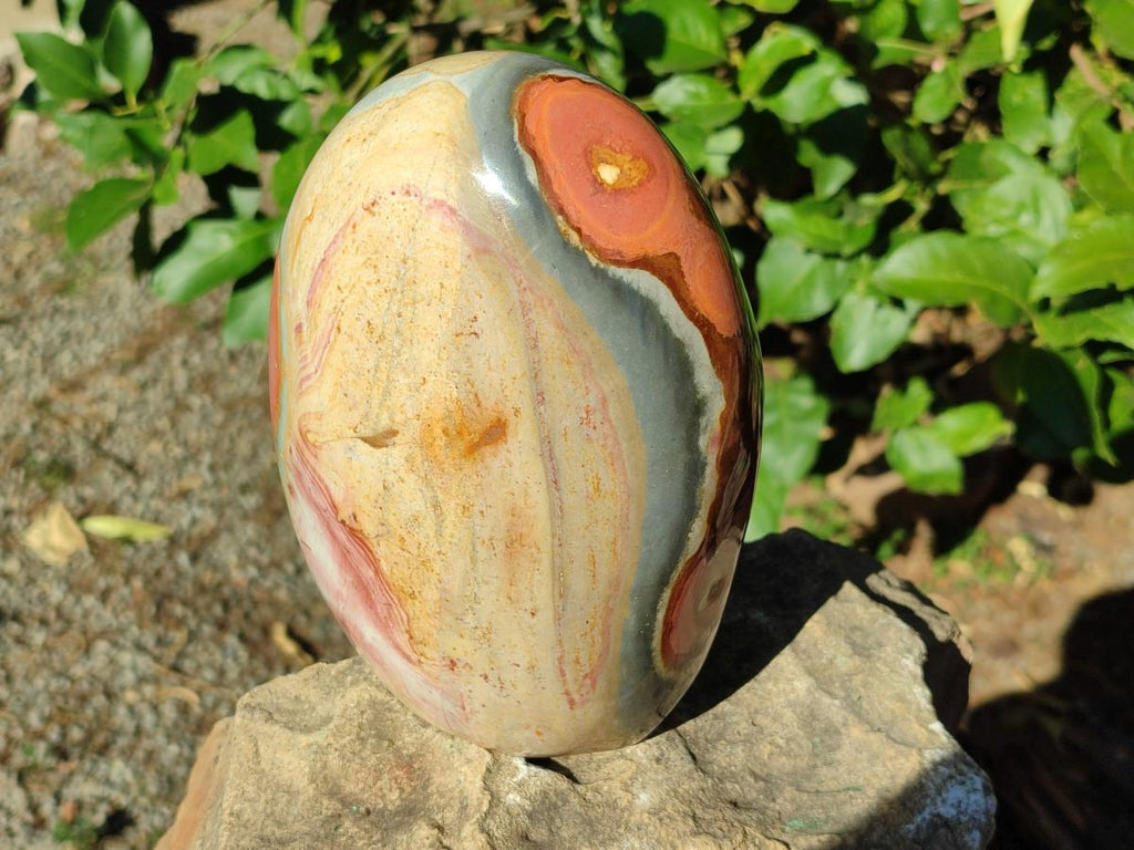 Polished Large Polychrome Jasper Standing Display Piece x 1 From NW Coast, Madagascar - Toprock Gemstones and Minerals 