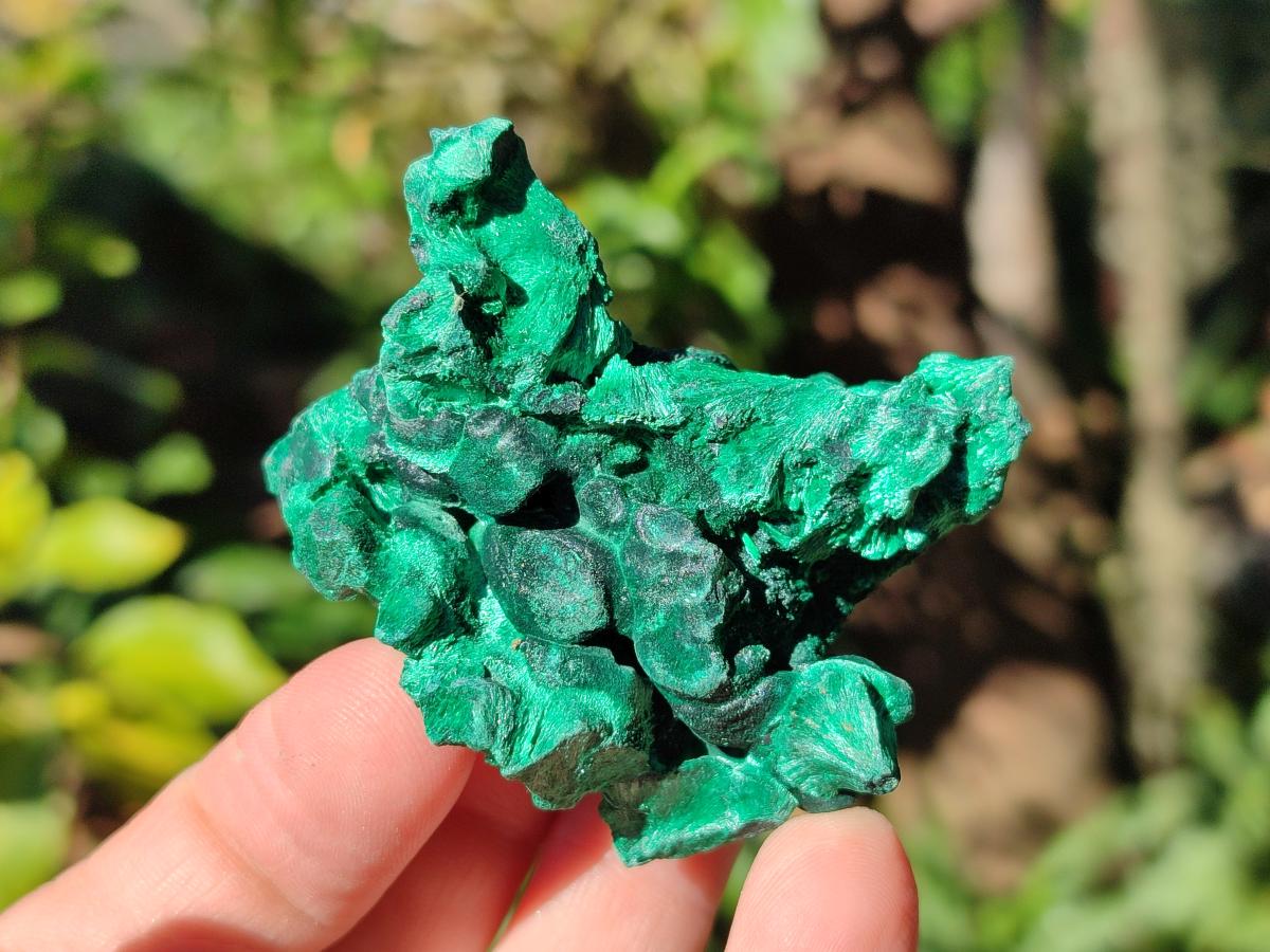 Natural Silky Malachite Specimens x 12 From Kasompe, Congo - Toprock Gemstones and Minerals 