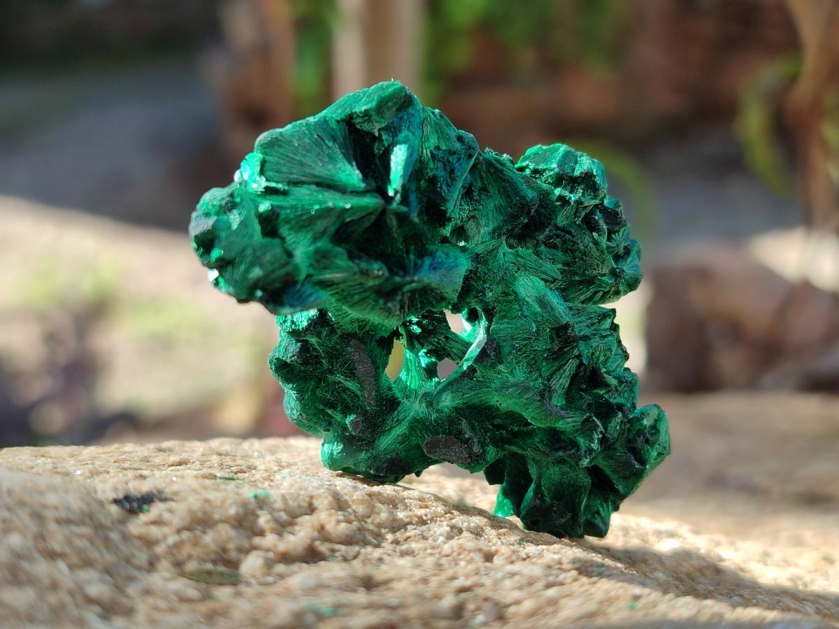 Natural Silky Malachite Specimens x 12 From Kasompe, Congo - Toprock Gemstones and Minerals 