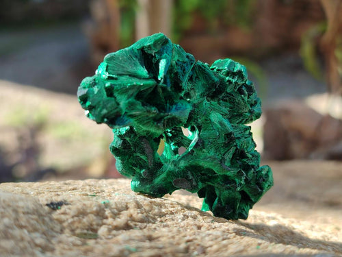 Natural Silky Malachite Specimens x 12 From Kasompe, Congo - Toprock Gemstones and Minerals 