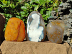 Polished Mixed Multi Mineral Display Pieces x 3 From Madagascar - Toprock Gemstones and Minerals 