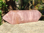 Polished Double Terminated Gemmy Rose Quartz Crystals x 6 From Madagascar - Toprock Gemstones and Minerals 