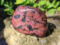 Polished Rhodonite Free Forms x 6 From Rhusinga, Zimbabwe - Toprock Gemstones and Minerals 