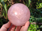 Polished Gemmy Star Rose Quartz Spheres x 2 From Madagascar - Toprock Gemstones and Minerals 
