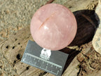 Polished Gemmy Star Rose Quartz Spheres x 2 From Madagascar - Toprock Gemstones and Minerals 