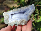 Natural Blue Lace Agate Geode Specimens x 6 From Nsanje, Malawi - Toprock Gemstones and Minerals 