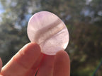 Polished Chevron Amethyst Galets x 40 From Madagascar - Toprock Gemstones and Minerals 