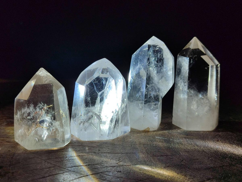 Polished Clear Quartz Display Crystals x 24 From Madagascar - Toprock Gemstones and Minerals 