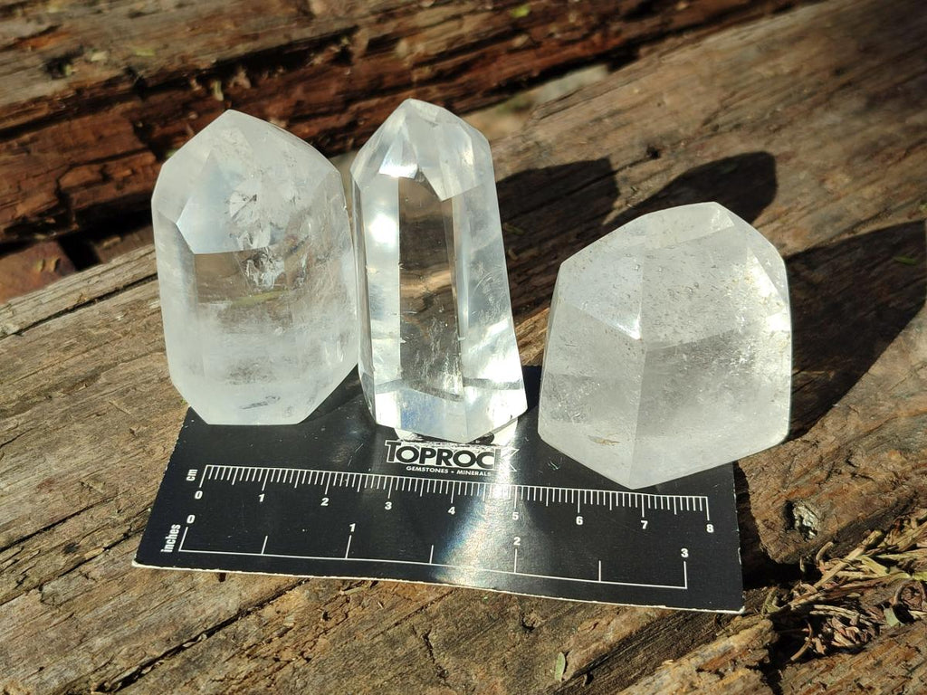 Polished Clear Quartz Display Crystals x 24 From Madagascar - Toprock Gemstones and Minerals 