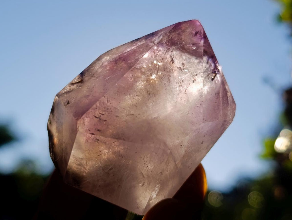 Natural Window Amethyst Crystals x 12 From Ambatondrazaka, Madagascar - Toprock Gemstones and Minerals 