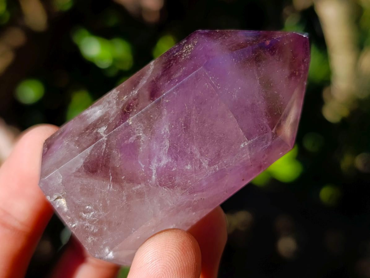 Natural Window Amethyst Crystals x 12 From Ambatondrazaka, Madagascar - Toprock Gemstones and Minerals 