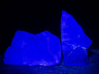 Polished One Side Watermelon Fluorite Slices x 2 From Uis, Namibia - Toprock Gemstones and Minerals 