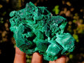 Natural Silky Malachite Specimens x 4 From Kasompe, Congo - Toprock Gemstones and Minerals 