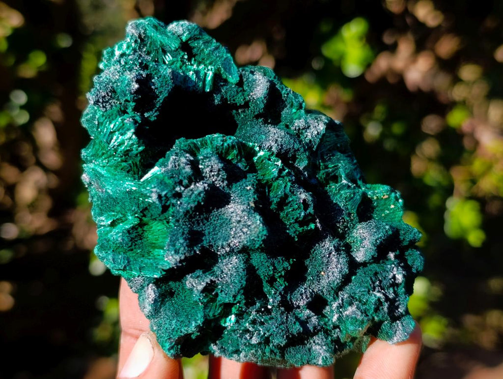 Natural Silky Malachite Specimens x 4 From Kasompe, Congo - Toprock Gemstones and Minerals 