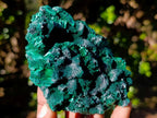 Natural Silky Malachite Specimens x 4 From Kasompe, Congo - Toprock Gemstones and Minerals 