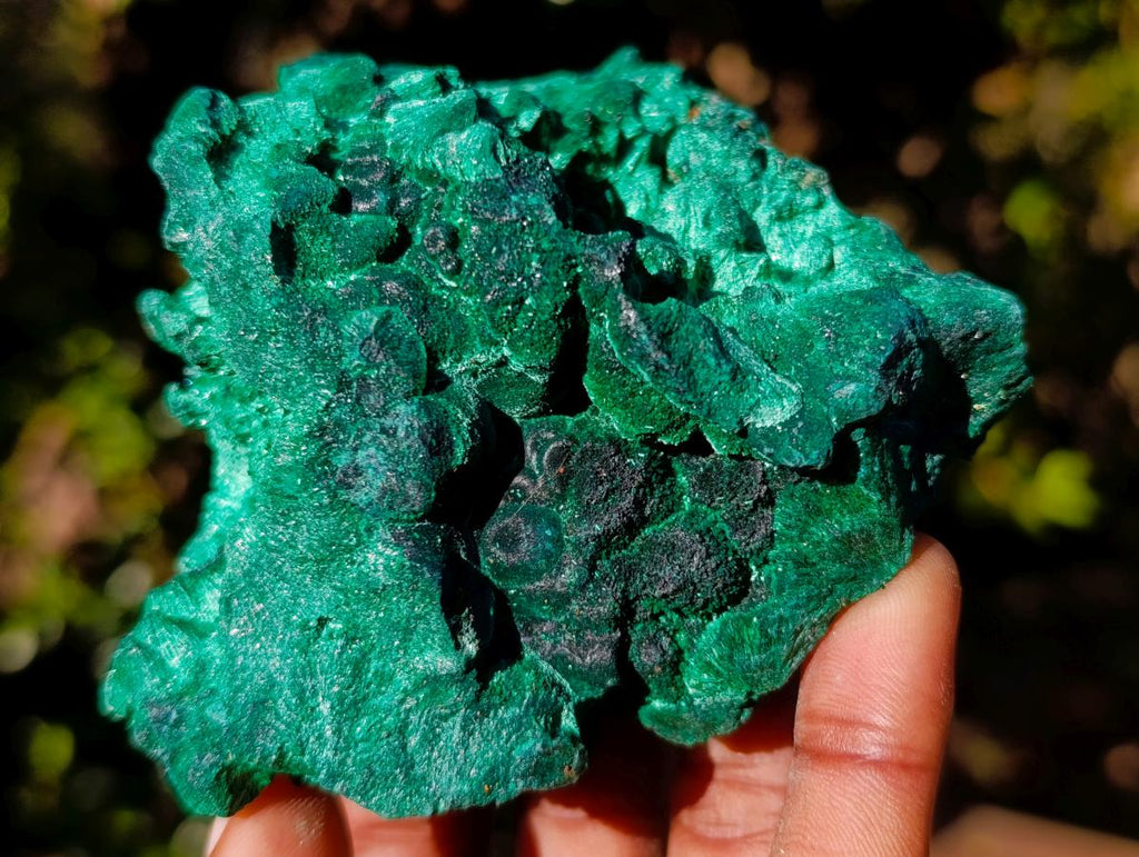 Natural Silky Malachite Specimens x 4 From Kasompe, Congo - Toprock Gemstones and Minerals 