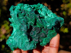 Natural Silky Malachite Specimens x 4 From Kasompe, Congo - Toprock Gemstones and Minerals 