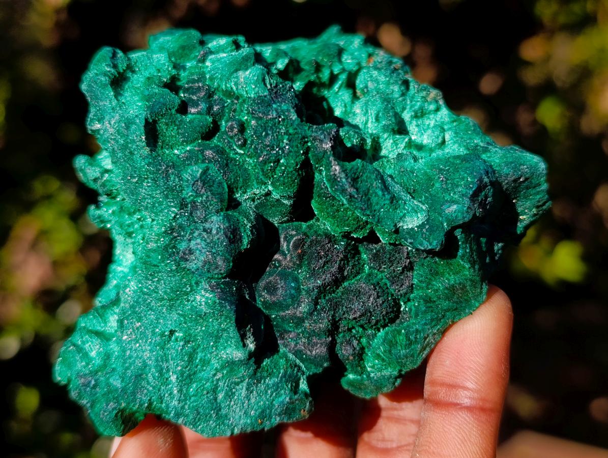 Natural Silky Malachite Specimens x 4 From Kasompe, Congo - Toprock Gemstones and Minerals 