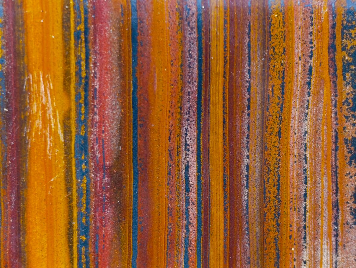 Polished Banded Tiger Iron Standing Display Pieces x 3 From South Africa - Toprock Gemstones and Minerals 