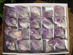 Natural Jacaranda Amethyst Single Crystals x 20 From Mumbwa, Zambia - Toprock Gemstones and Minerals 