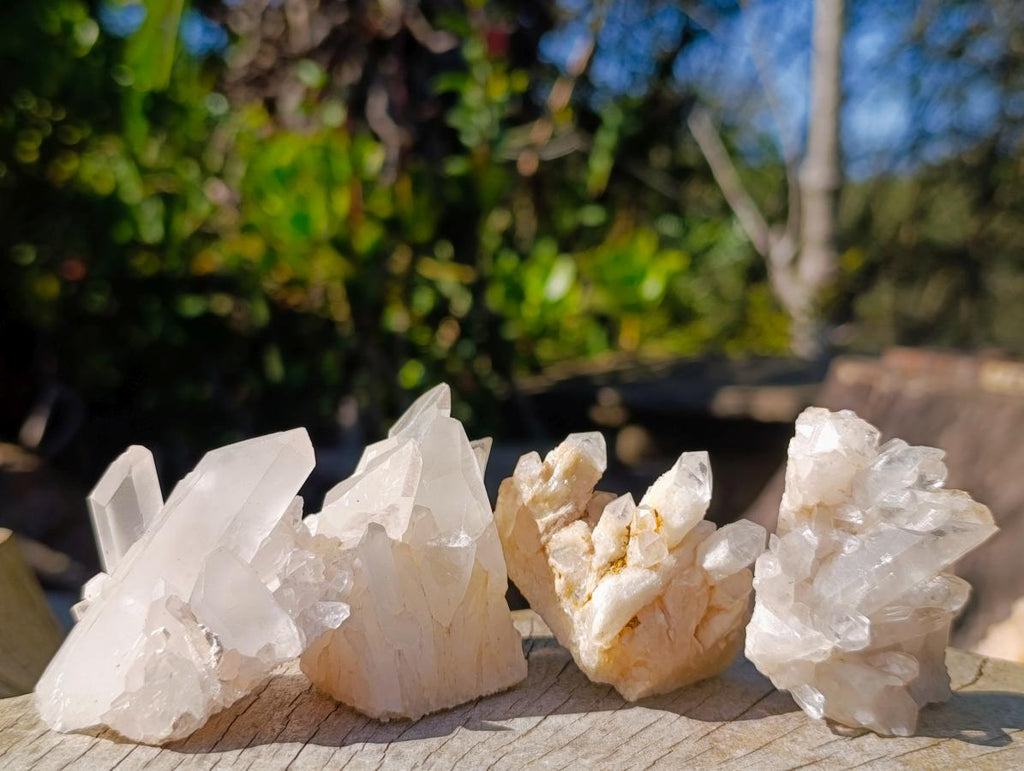 Natural Mix of Quartz Crystal Clusters x 24 From Madagascar - Toprock Gemstones and Minerals 