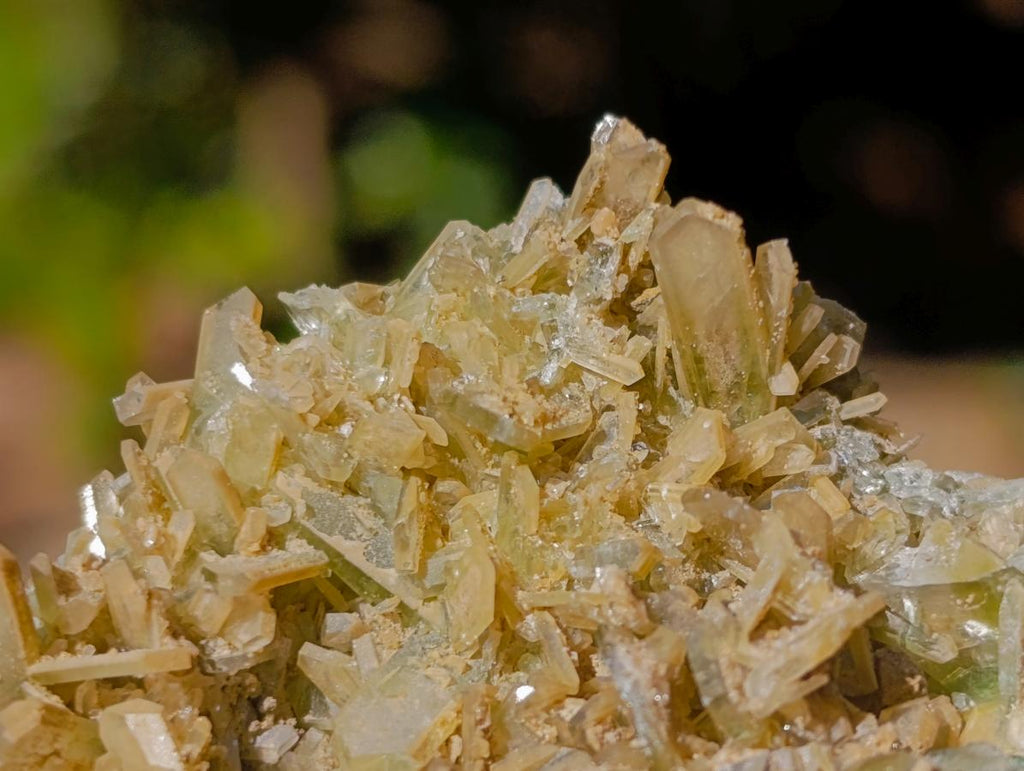 Natural Rare Bladed Barite Specimens with Malachite x 7 From Congo - Toprock Gemstones and Minerals 