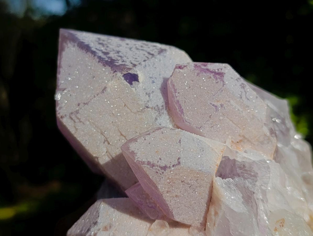 Natural Jacaranda Amethyst Crystal and Cluster x 2 From Mumbwa, Zambia - Toprock Gemstones and Minerals 