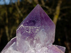 Natural Jacaranda Amethyst Crystal and Cluster x 2 From Mumbwa, Zambia - Toprock Gemstones and Minerals 