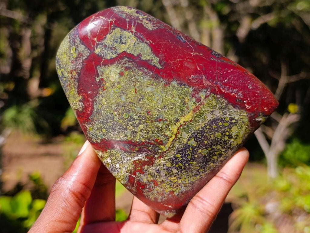 Polished Mixed Multi Mineral Display Pieces x 4 From Southern Africa - Toprock Gemstones and Minerals 