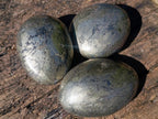Polished XL Basalt Pharaoh Stone Galets x 3 From Iron Duke Mine, Zimbabwe - Toprock Gemstones and Minerals 